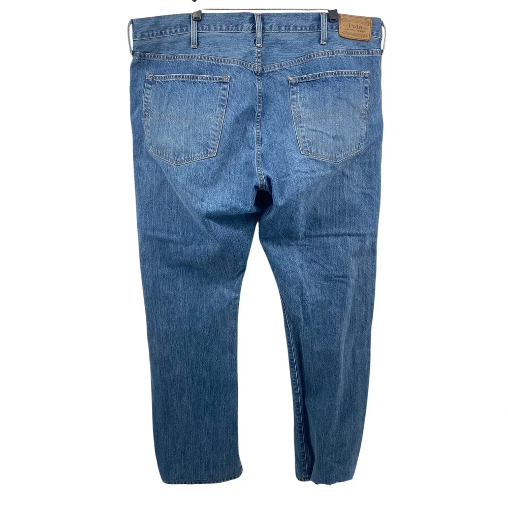 Polo‎ Ralph Lauren Jeans Mens 42x33 Blue Straight Leg Denim Authentic Goods - Picture 3 of 9